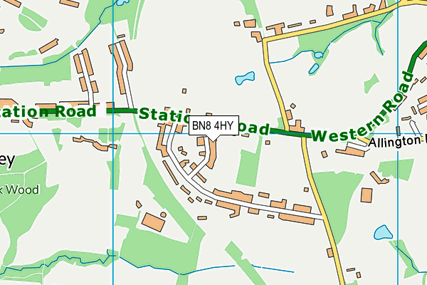 BN8 4HY map - OS VectorMap District (Ordnance Survey) BN8 4HY map - OS VectorMap District (Ordnance Survey)
