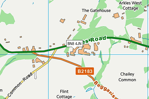 BN8 4JN map - OS VectorMap District (Ordnance Survey) BN8 4JN map - OS VectorMap District (Ordnance Survey)