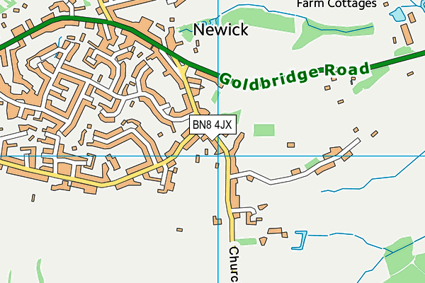BN8 4JX map - OS VectorMap District (Ordnance Survey) BN8 4JX map - OS VectorMap District (Ordnance Survey)
