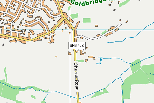 BN8 4JZ map - OS VectorMap District (Ordnance Survey) BN8 4JZ map - OS VectorMap District (Ordnance Survey)