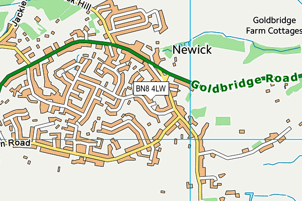 BN8 4LW map - OS VectorMap District (Ordnance Survey) BN8 4LW map - OS VectorMap District (Ordnance Survey)