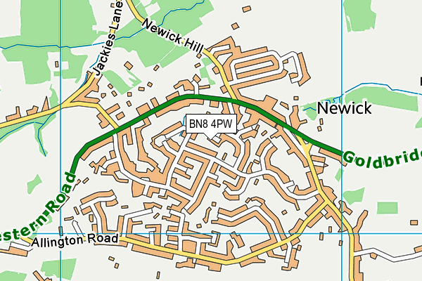 BN8 4PW map - OS VectorMap District (Ordnance Survey) BN8 4PW map - OS VectorMap District (Ordnance Survey)