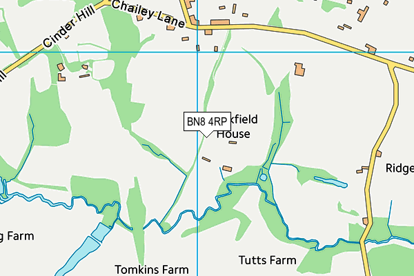 BN8 4RP map - OS VectorMap District (Ordnance Survey) BN8 4RP map - OS VectorMap District (Ordnance Survey)
