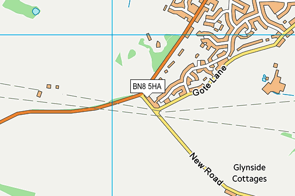 BN8 5HA map - OS VectorMap District (Ordnance Survey) BN8 5HA map - OS VectorMap District (Ordnance Survey)