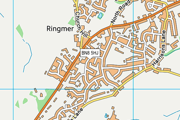 BN8 5HJ map - OS VectorMap District (Ordnance Survey) BN8 5HJ map - OS VectorMap District (Ordnance Survey)