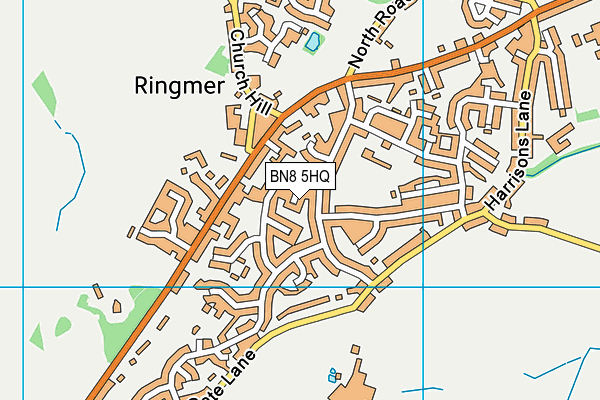 BN8 5HQ map - OS VectorMap District (Ordnance Survey) BN8 5HQ map - OS VectorMap District (Ordnance Survey)