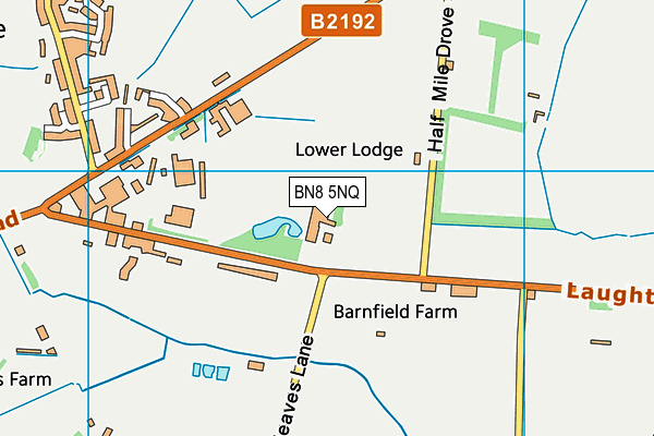 BN8 5NQ map - OS VectorMap District (Ordnance Survey) BN8 5NQ map - OS VectorMap District (Ordnance Survey)