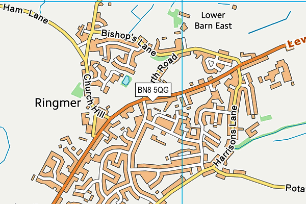 BN8 5QG map - OS VectorMap District (Ordnance Survey) BN8 5QG map - OS VectorMap District (Ordnance Survey)