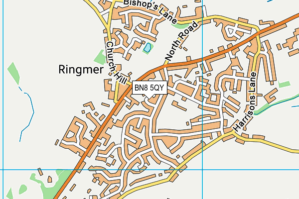BN8 5QY map - OS VectorMap District (Ordnance Survey) BN8 5QY map - OS VectorMap District (Ordnance Survey)