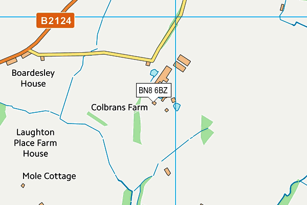 BN8 6BZ map - OS VectorMap District (Ordnance Survey) BN8 6BZ map - OS VectorMap District (Ordnance Survey)