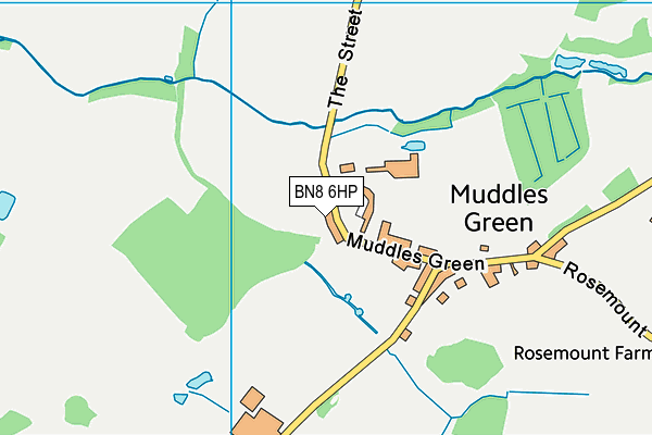 BN8 6HP map - OS VectorMap District (Ordnance Survey) BN8 6HP map - OS VectorMap District (Ordnance Survey)