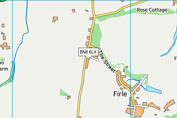 BN8 6LX map - OS VectorMap District (Ordnance Survey) BN8 6LX map - OS VectorMap District (Ordnance Survey)