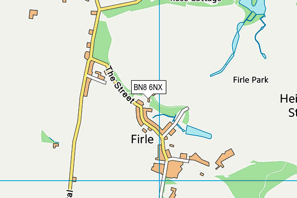 BN8 6NX map - OS VectorMap District (Ordnance Survey) BN8 6NX map - OS VectorMap District (Ordnance Survey)