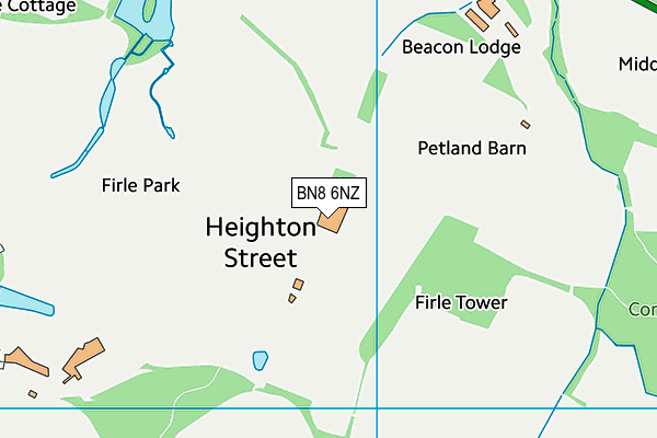 BN8 6NZ map - OS VectorMap District (Ordnance Survey) BN8 6NZ map - OS VectorMap District (Ordnance Survey)