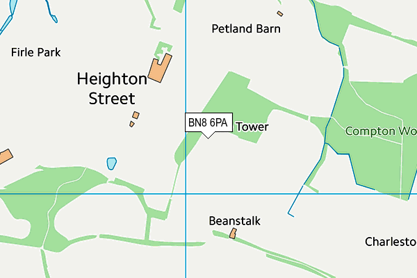 BN8 6PA map - OS VectorMap District (Ordnance Survey) BN8 6PA map - OS VectorMap District (Ordnance Survey)