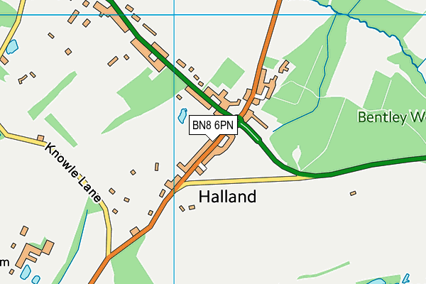 BN8 6PN map - OS VectorMap District (Ordnance Survey) BN8 6PN map - OS VectorMap District (Ordnance Survey)