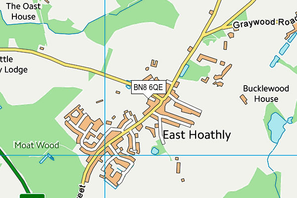 BN8 6QE map - OS VectorMap District (Ordnance Survey) BN8 6QE map - OS VectorMap District (Ordnance Survey)