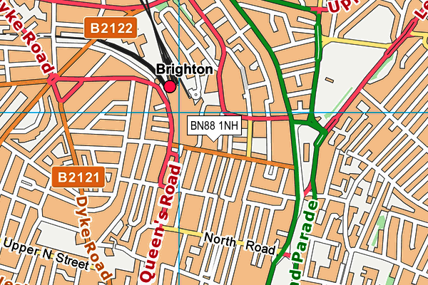 BN88 1NH map - OS VectorMap District (Ordnance Survey) BN88 1NH map - OS VectorMap District (Ordnance Survey)