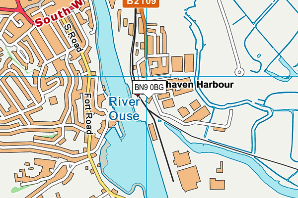 BN9 0BG map - OS VectorMap District (Ordnance Survey) BN9 0BG map - OS VectorMap District (Ordnance Survey)