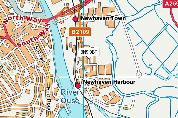 BN9 0BT map - OS VectorMap District (Ordnance Survey) BN9 0BT map - OS VectorMap District (Ordnance Survey)