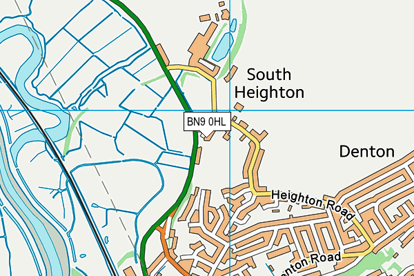 BN9 0HL map - OS VectorMap District (Ordnance Survey) BN9 0HL map - OS VectorMap District (Ordnance Survey)