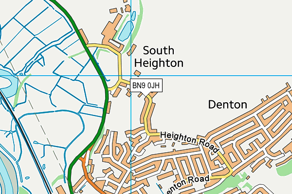 BN9 0JH map - OS VectorMap District (Ordnance Survey) BN9 0JH map - OS VectorMap District (Ordnance Survey)