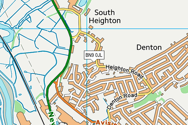 BN9 0JL map - OS VectorMap District (Ordnance Survey) BN9 0JL map - OS VectorMap District (Ordnance Survey)