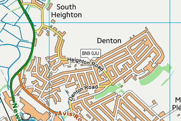 BN9 0JU map - OS VectorMap District (Ordnance Survey) BN9 0JU map - OS VectorMap District (Ordnance Survey)