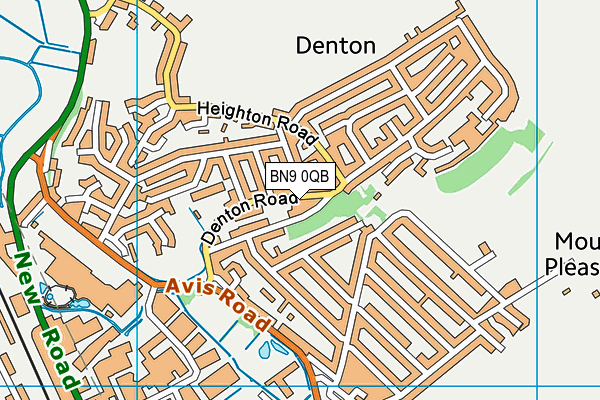BN9 0QB map - OS VectorMap District (Ordnance Survey) BN9 0QB map - OS VectorMap District (Ordnance Survey)