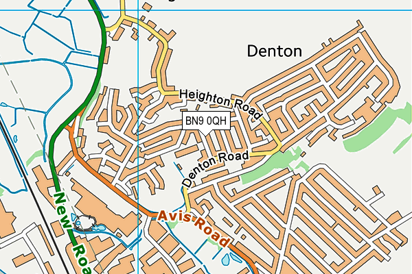 BN9 0QH map - OS VectorMap District (Ordnance Survey) BN9 0QH map - OS VectorMap District (Ordnance Survey)