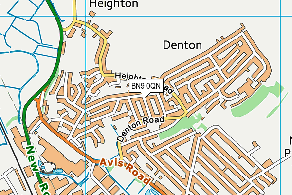 BN9 0QN map - OS VectorMap District (Ordnance Survey) BN9 0QN map - OS VectorMap District (Ordnance Survey)