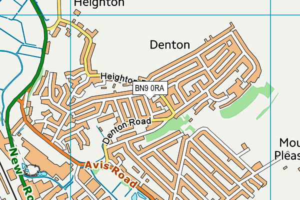 BN9 0RA map - OS VectorMap District (Ordnance Survey) BN9 0RA map - OS VectorMap District (Ordnance Survey)