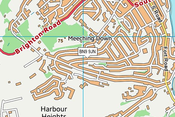 BN9 9JN map - OS VectorMap District (Ordnance Survey) BN9 9JN map - OS VectorMap District (Ordnance Survey)