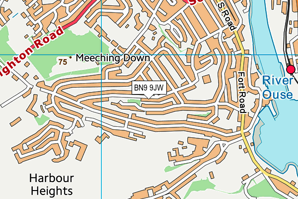 BN9 9JW map - OS VectorMap District (Ordnance Survey) BN9 9JW map - OS VectorMap District (Ordnance Survey)