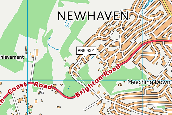 BN9 9XZ map - OS VectorMap District (Ordnance Survey) BN9 9XZ map - OS VectorMap District (Ordnance Survey)