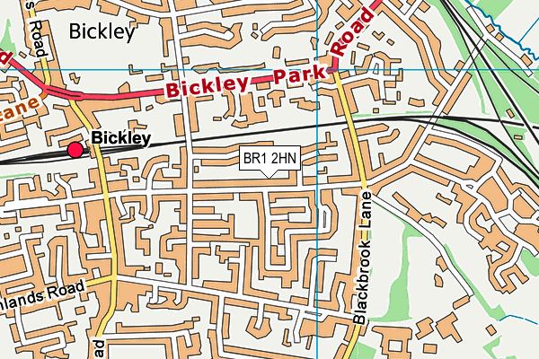 BR1 2HN map - OS VectorMap District (Ordnance Survey) BR1 2HN map - OS VectorMap District (Ordnance Survey)