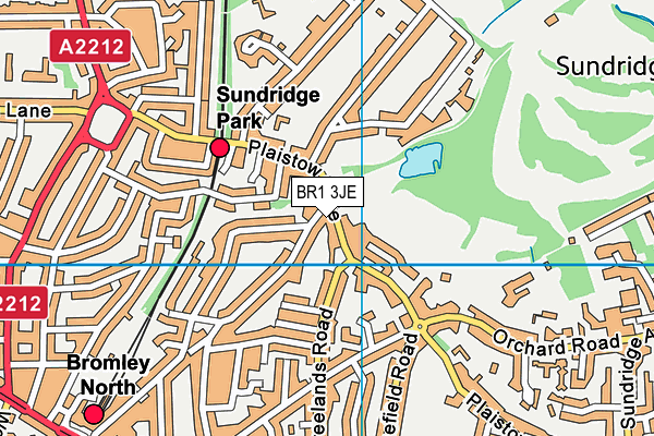 BR1 3JE map - OS VectorMap District (Ordnance Survey) BR1 3JE map - OS VectorMap District (Ordnance Survey)