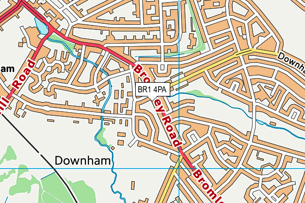 BR1 4PA map - OS VectorMap District (Ordnance Survey) BR1 4PA map - OS VectorMap District (Ordnance Survey)
