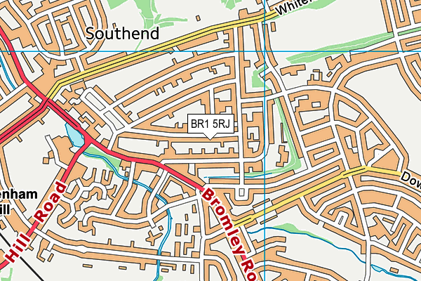 BR1 5RJ map - OS VectorMap District (Ordnance Survey) BR1 5RJ map - OS VectorMap District (Ordnance Survey)