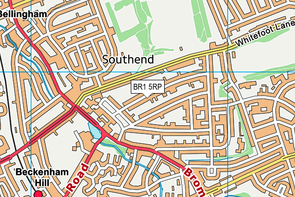 BR1 5RP map - OS VectorMap District (Ordnance Survey) BR1 5RP map - OS VectorMap District (Ordnance Survey)