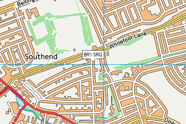 BR1 5RQ map - OS VectorMap District (Ordnance Survey) BR1 5RQ map - OS VectorMap District (Ordnance Survey)
