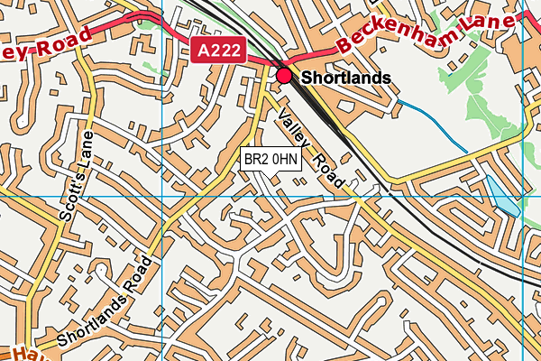 BR2 0HN map - OS VectorMap District (Ordnance Survey) BR2 0HN map - OS VectorMap District (Ordnance Survey)