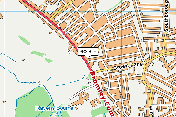 BR2 9TH map - OS VectorMap District (Ordnance Survey) BR2 9TH map - OS VectorMap District (Ordnance Survey)