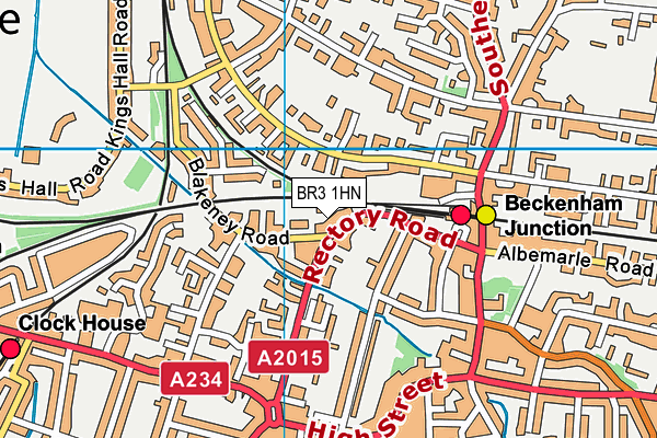 BR3 1HN map - OS VectorMap District (Ordnance Survey)