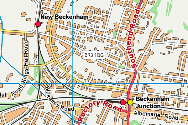 BR3 1QG map - OS VectorMap District (Ordnance Survey) BR3 1QG map - OS VectorMap District (Ordnance Survey)