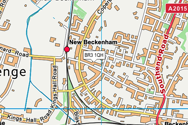BR3 1QH map - OS VectorMap District (Ordnance Survey) BR3 1QH map - OS VectorMap District (Ordnance Survey)