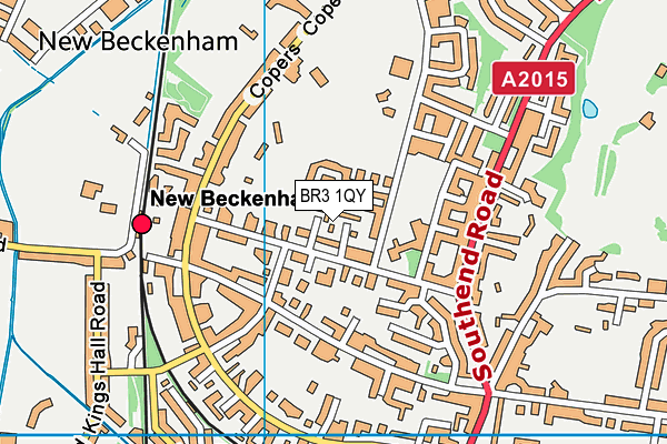 BR3 1QY map - OS VectorMap District (Ordnance Survey)