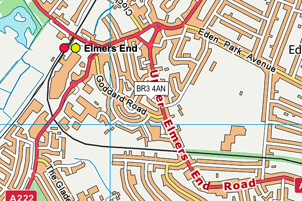BR3 4AN map - OS VectorMap District (Ordnance Survey) BR3 4AN map - OS VectorMap District (Ordnance Survey)