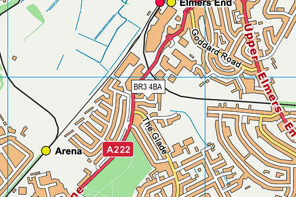 BR3 4BA map - OS VectorMap District (Ordnance Survey) BR3 4BA map - OS VectorMap District (Ordnance Survey)