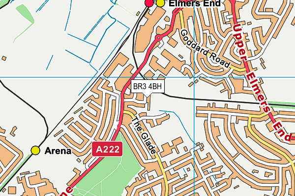 BR3 4BH map - OS VectorMap District (Ordnance Survey) BR3 4BH map - OS VectorMap District (Ordnance Survey)